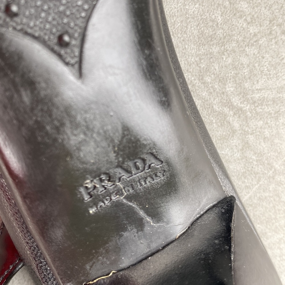 Prada black leather sandals with adjustable straps size 39 - Picture 7 of 8